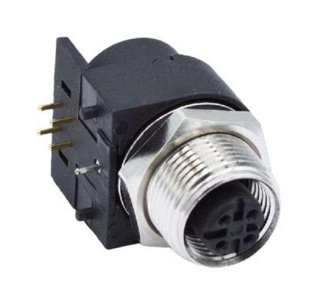 Norcomp (861-D04-213R004) Sensor Connector, Female, 4 Positions, PCB Socket