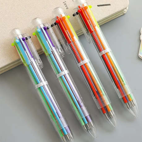 6-in-1 Multi-Colour Pen