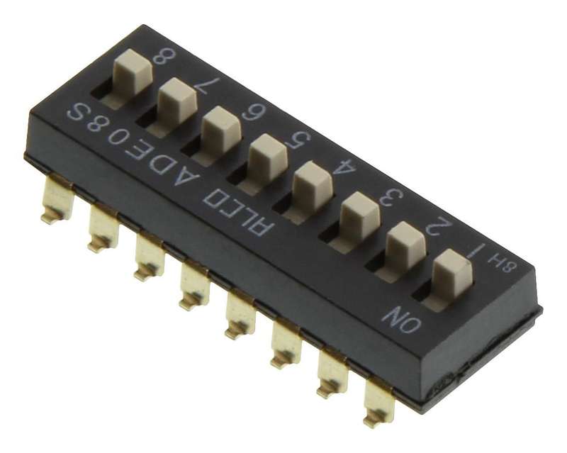 Alcoswitch (1-1825058-9) DIP / SIP Switch, SPST, 24 V, 100 mA