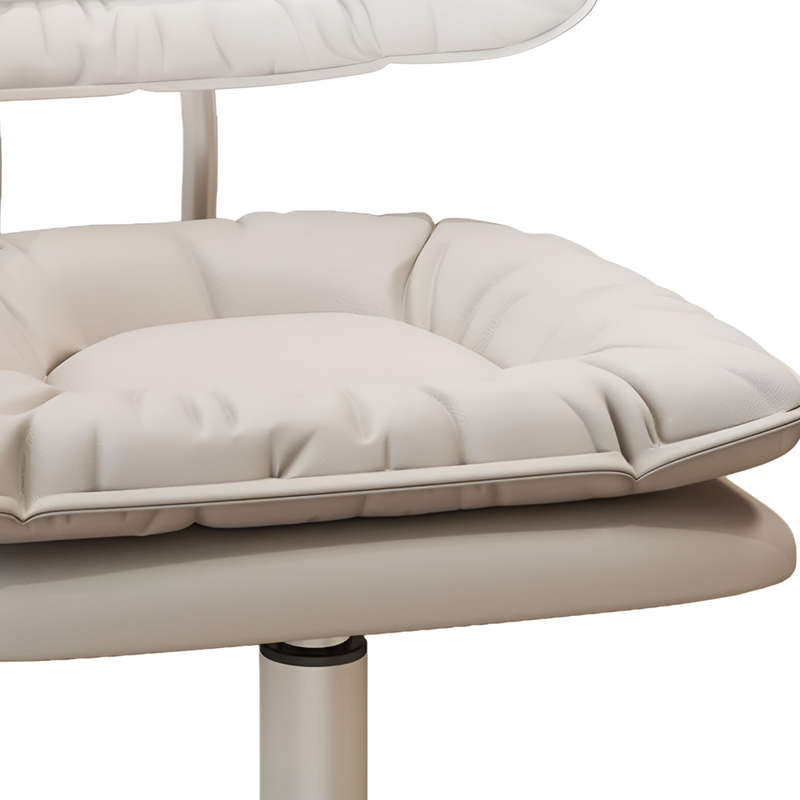Ergonomic Hairdressing and Makeup Leather Swivel Cushion Chair