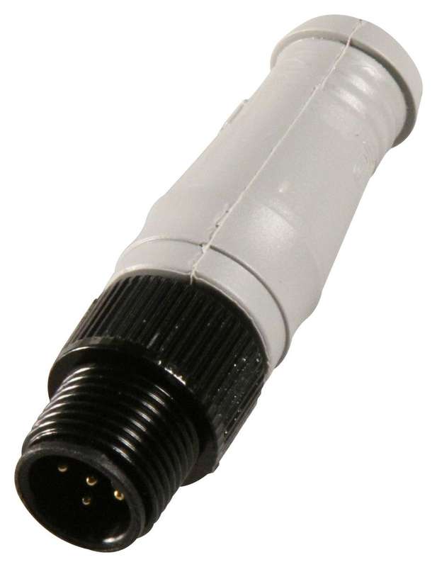 Molex (130039-0382) Sensor Connector, M12, Male, 5 Positions, Screw Pin