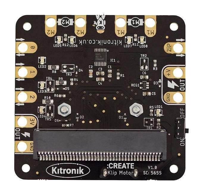Kitronik (5655) Motor Driver Board, 4.5 V, BBC micro:bit