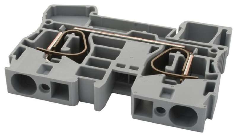 Phoenix Contact (ST 10) DIN Rail Mount Terminal Block, 2 Ways, 24 AWG