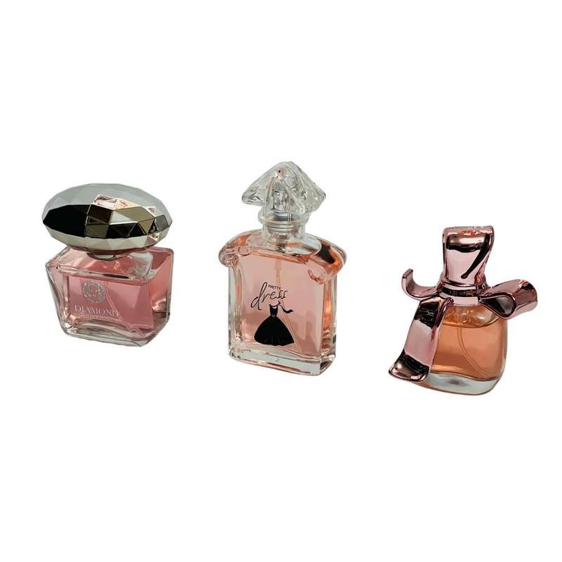 Fragrance Hello 3 Perfume Set for Women - 3x30ml EDP + Keyring & Premium Gift Bag COMBO