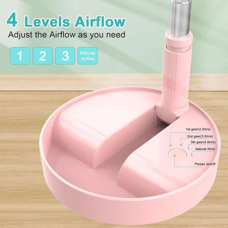 Rechargeable Extendable Folding Fan