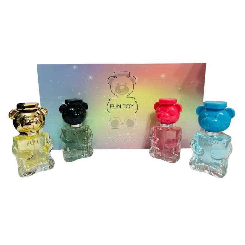 Luca Him & Her Fragrance Perfume Gift Set - 4x30ml EDP + Keyring & Premium Gift Bag COMBO
