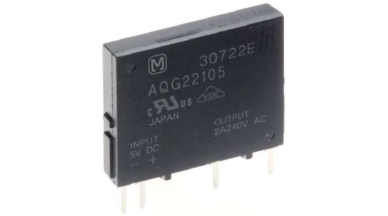 Panasonic (AQG22105) Solid State Relay, 2 A, 264 VAC, PCB