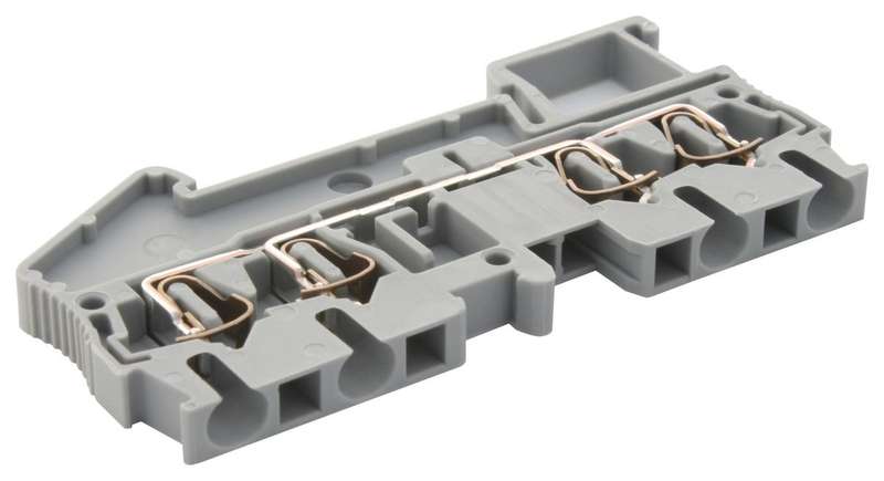 Phoenix Contact (ST 2,5-QUATTRO) DIN Rail Mount Terminal Block, 4 Ways