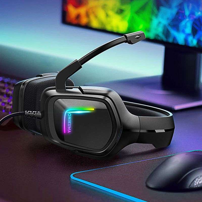 Onikuma K20 Stereo Gaming Headset Over-ear Headphones With Microphone