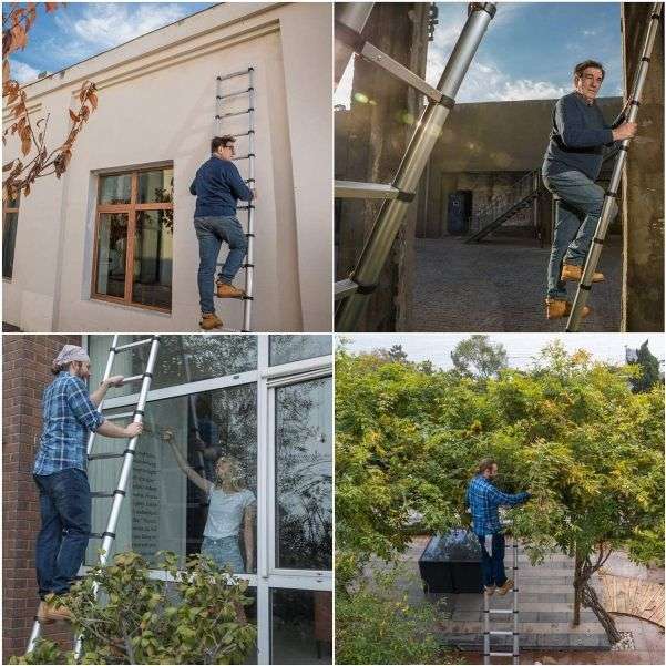 Ladder Telescopic Extension Non-Slip 3.2m Ladder