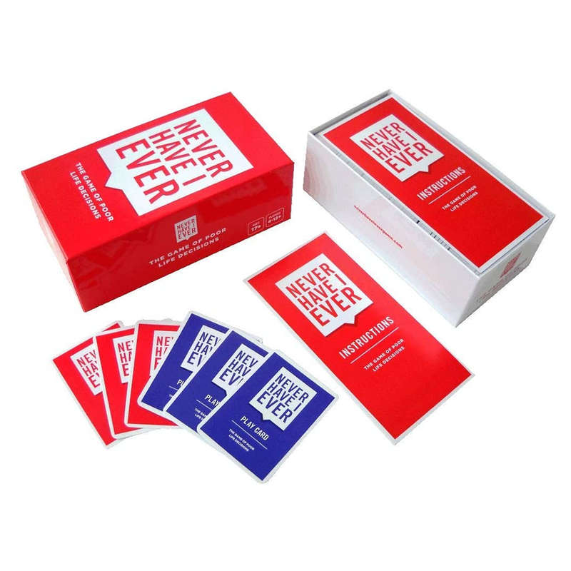 Never Have I Ever Party Card Game