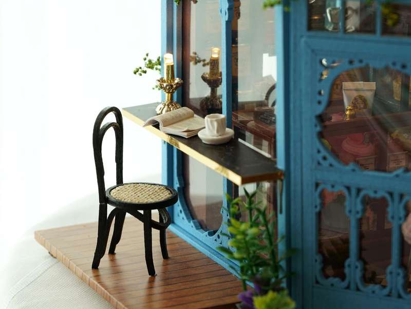 Cuteroom DIY Miniature House - Tea House Rose Garden