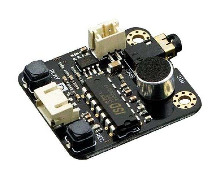 DFRobot (SEN0197) Add-On Board, Voice Recorder Module, 10s Playback
