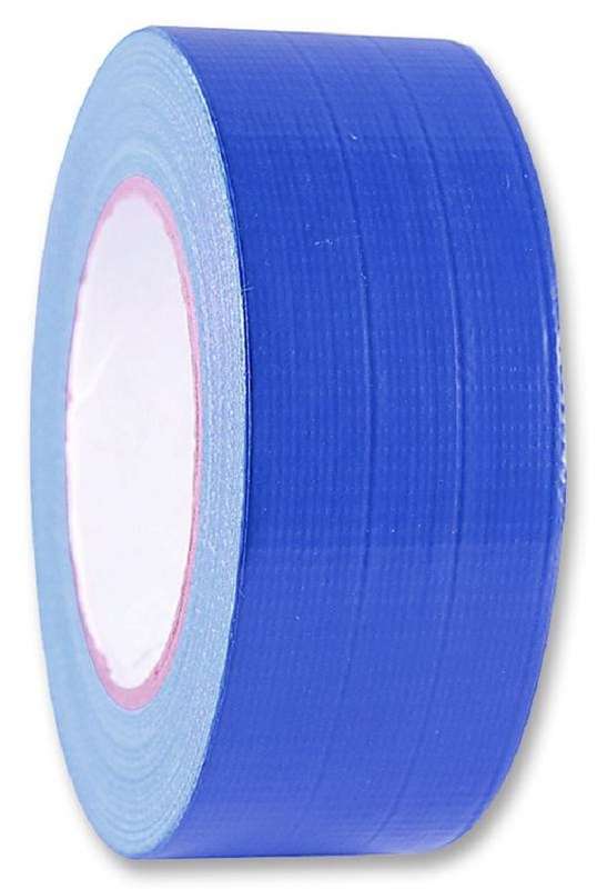 Pro Power (GFABLUE) Gaffer Tape, Rayon Cloth, Blue, 50 mm x 50 m