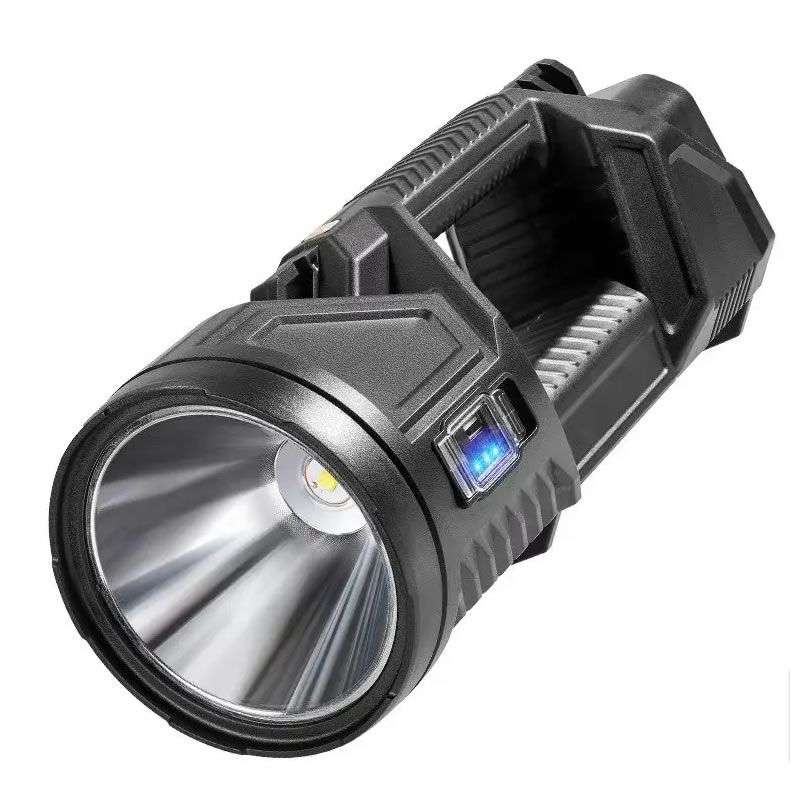 Rechargeable Solar Powered LED +COB Searchlight PM-68