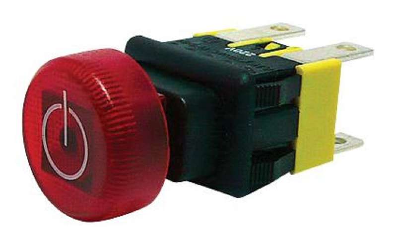 Multicomp Pro (MCPS-5-210-RLBR-SC) Industrial Pushbutton Switch, DPST