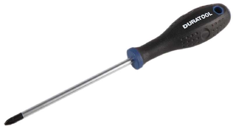 Duratool (D03434) Screwdriver, Pozidriv, PZ2 x 125 mm