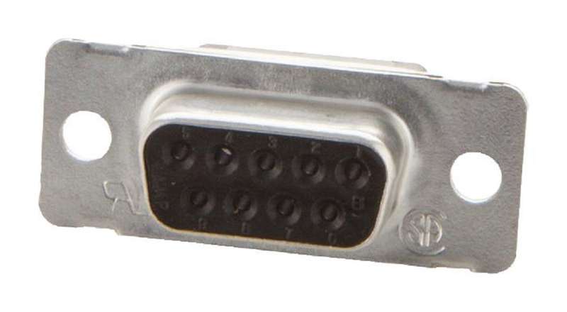 Amp (205203-3) D Sub Connector Housing, 9 Ways, D Sub