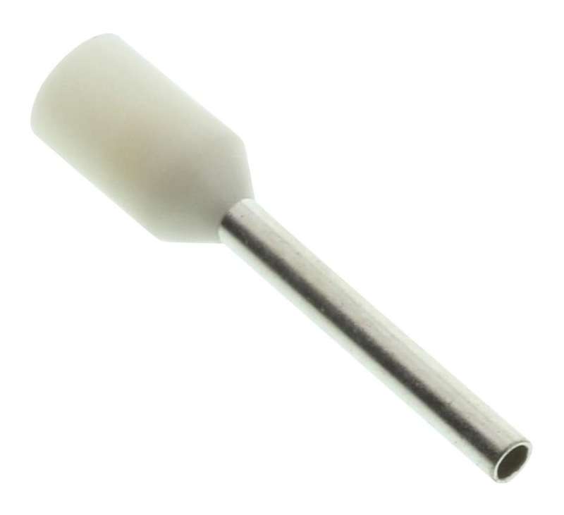 Multicomp Pro (E7512-L-WHITE) Wire Ferrule, Single Wire, 20 AWG, 0.75 mm²