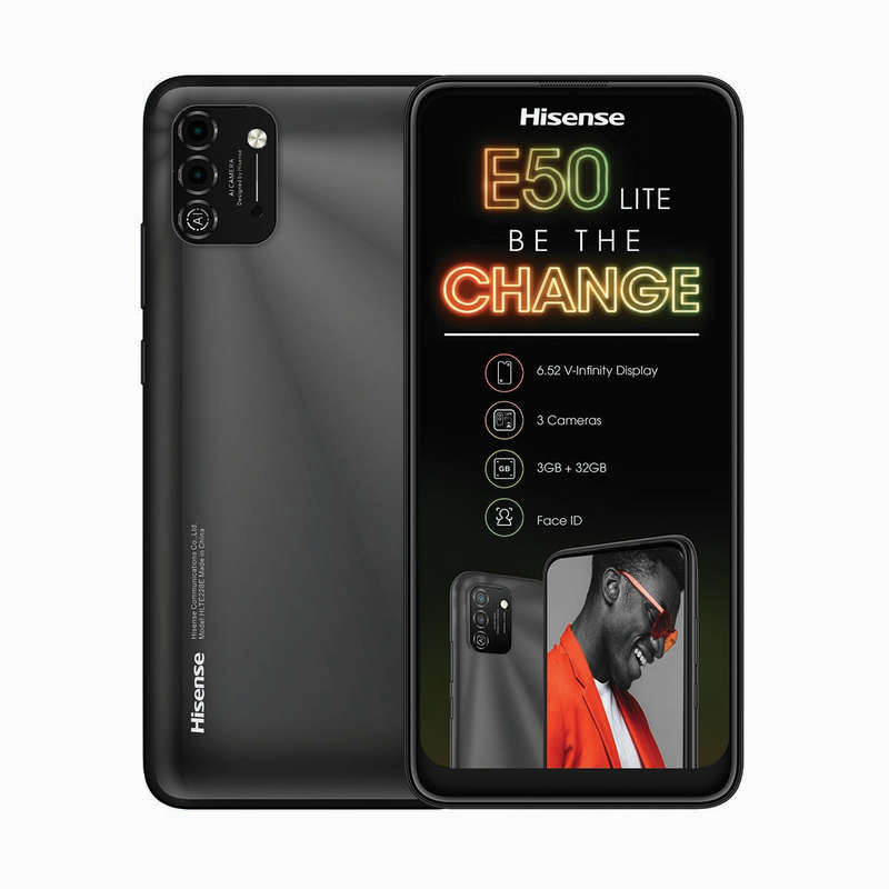 Hisense E50 Lite 32GB Dual Sim - Charcoal