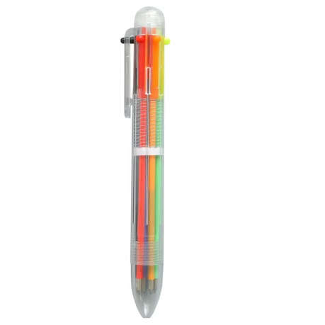 6-in-1 Multi-Colour Pen