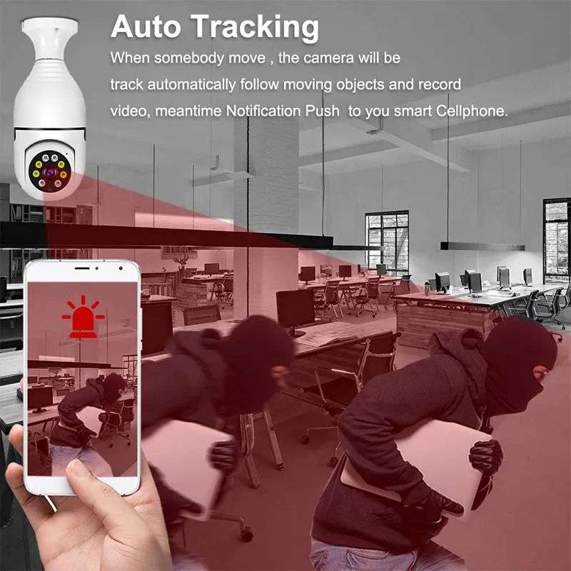 Loveday 5K HD Light Bulb Security Wi-Fi Surveillance Camera