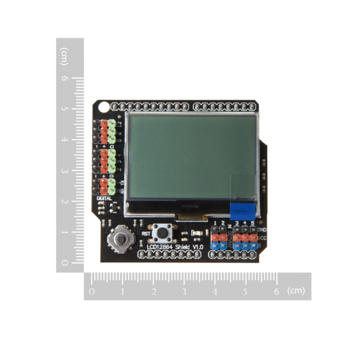 DFRobot (DFR0287) LCD Shield, Gravity, LCD12864, Arduino Development Boards