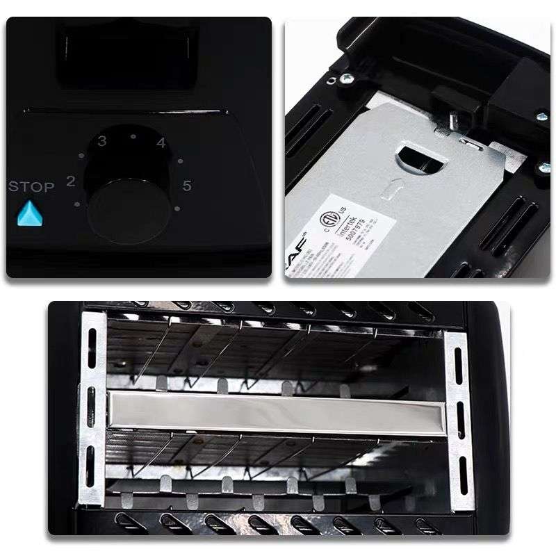 2 Slice Toaster - Black