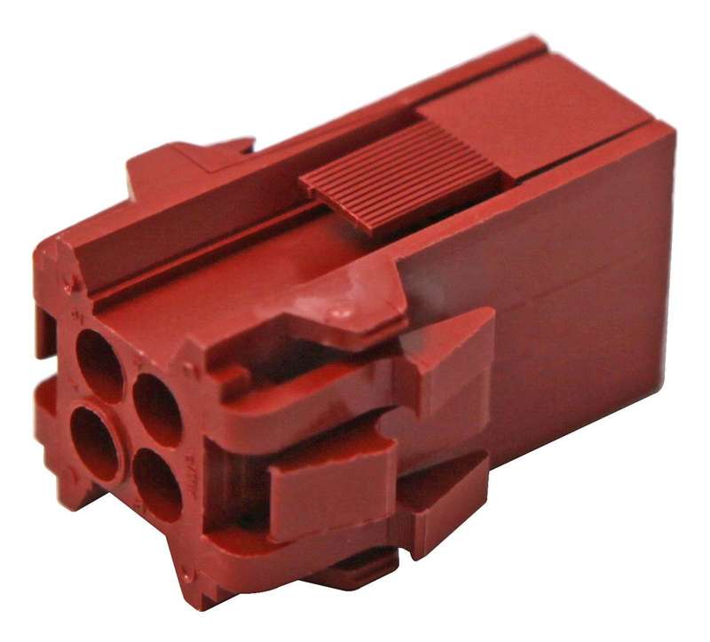TE Connectivity (207016-1..) Rectangular Power Connector, 4 Contacts