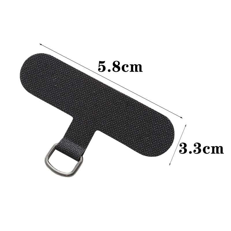Cell Phone Lanyard Crossbody Adjustable Nylon Neck Strap - Black