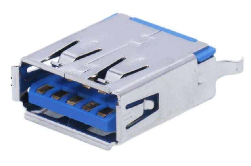 Molex (48408-0003) USB Connector, USB Type A, USB 3.0, Receptacle, 9 Ways