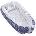 Baby Nest,Baby Lounger Co-Sleeping Baby Bassinet for Bed Newborn Lounger - Blue-Elephant