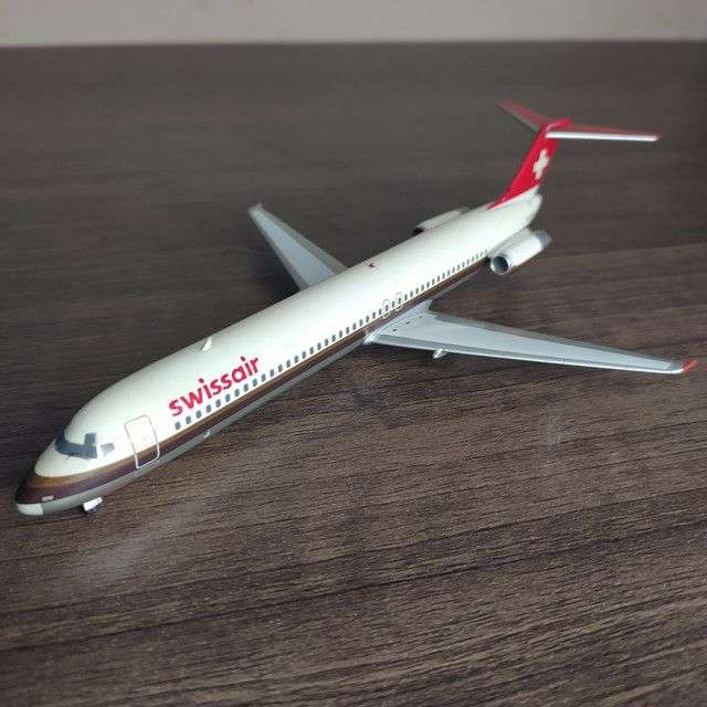 1:200 Scale, Swissair McDonnell Douglas DC-9-50, Diecast Display Model.