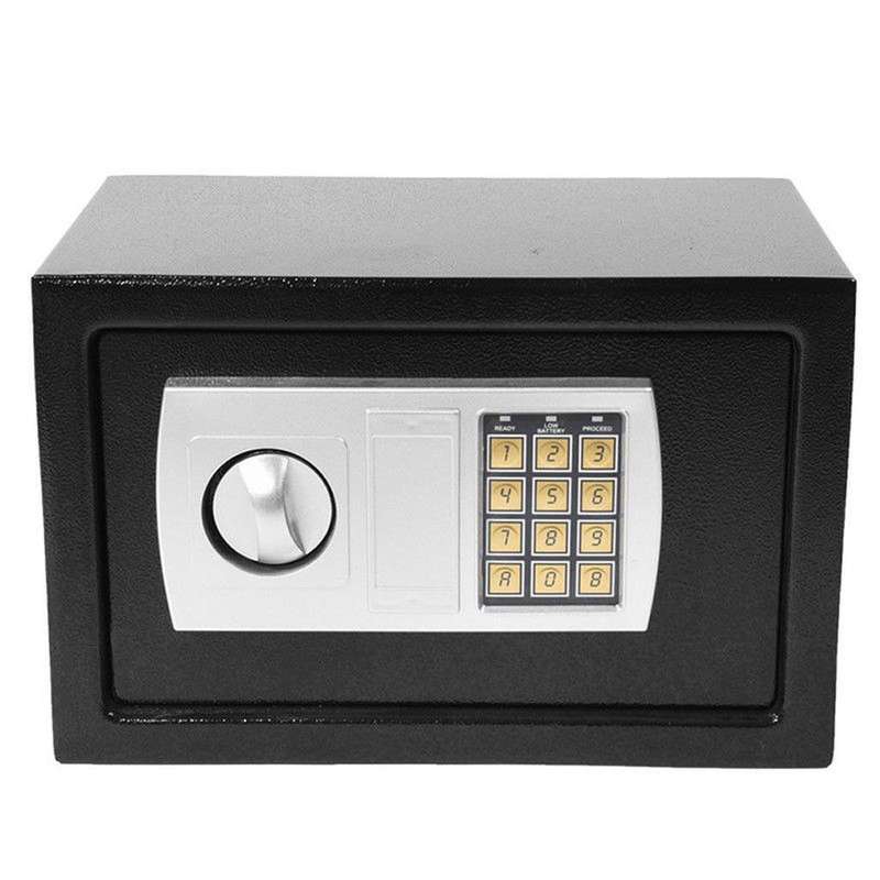 Electronic Digital Safe Lock for Home or Office - Black