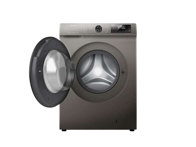 Hisense 8kg Front Loader Washing Machine with Inverter Titanium Grey- WFQP8012VMT