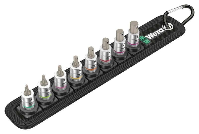 Wera (BELT 2) Bit Set, 1/4" Drive, 8 Piece