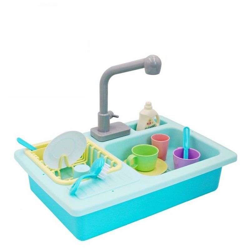 Kids Kitchen Sink Wash-up Play Set