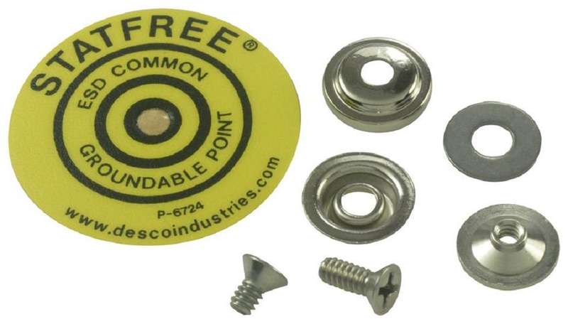 Duratool MC24588 ESD Kit, Snap Mounting, Universal, 10mm Stud & Socket