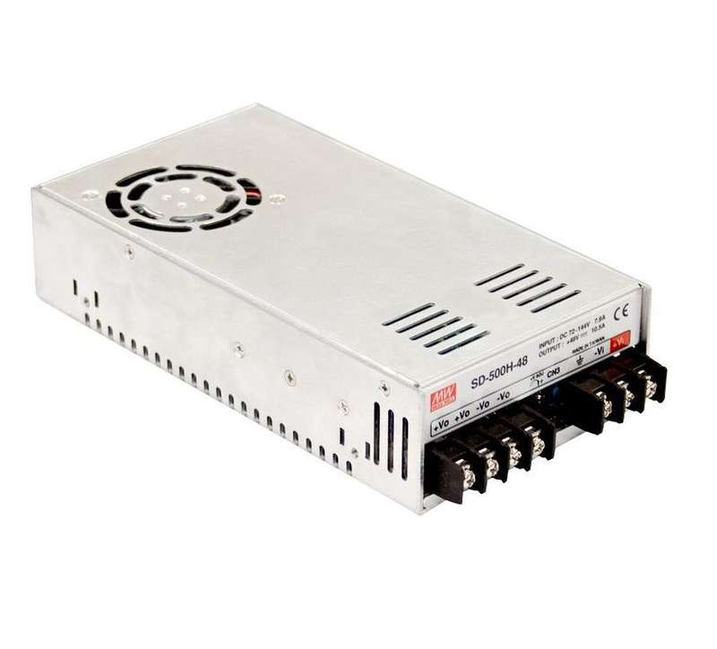 Mean Well - DC/DC Converter - ITE1 Output - 504 W - 24 V 21 A - SD-500L-24