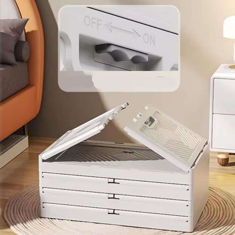5-Layer Multi-Functional Stackable Cabinet Storage Box With Wheels