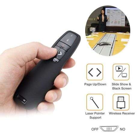 2-in-1 Wireless Laser Presenter/Pointer