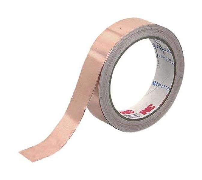 3M (1181 TAPE (1"X18YDS) Tape, Copper Foil, 25.4 mm x 16.5 m