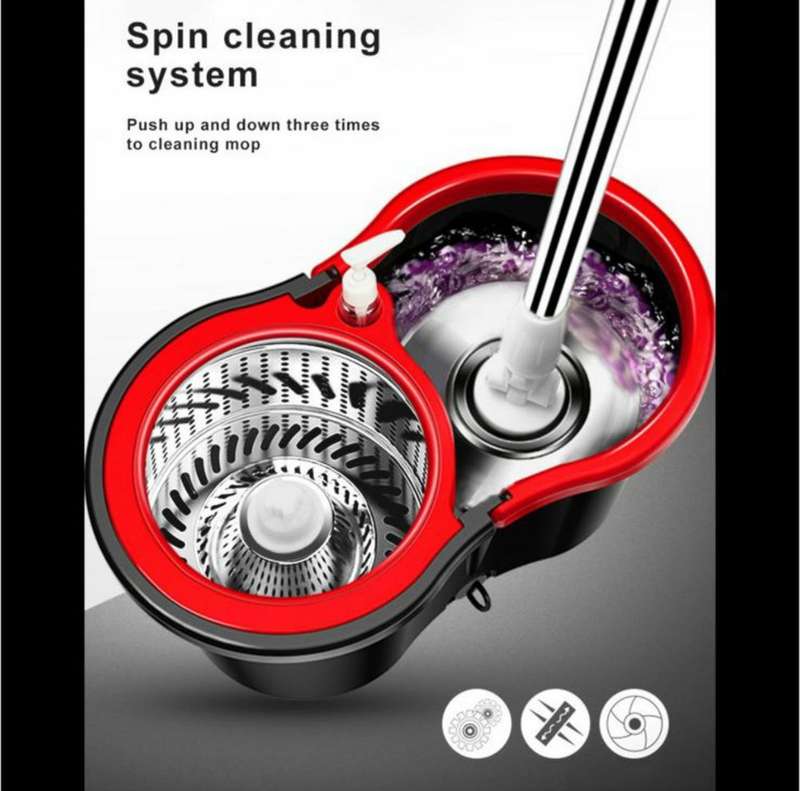 Floor Cleaning Tools Microfiber Easy Cleaning 360 Spin Mops