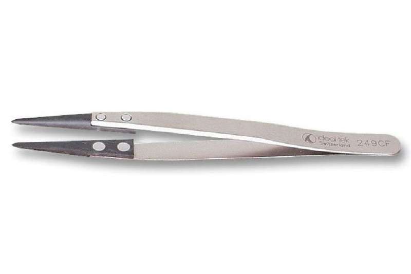 Ideal-Tek (249 CF SA) Tweezer, Precision, Carbon Fibre Tip