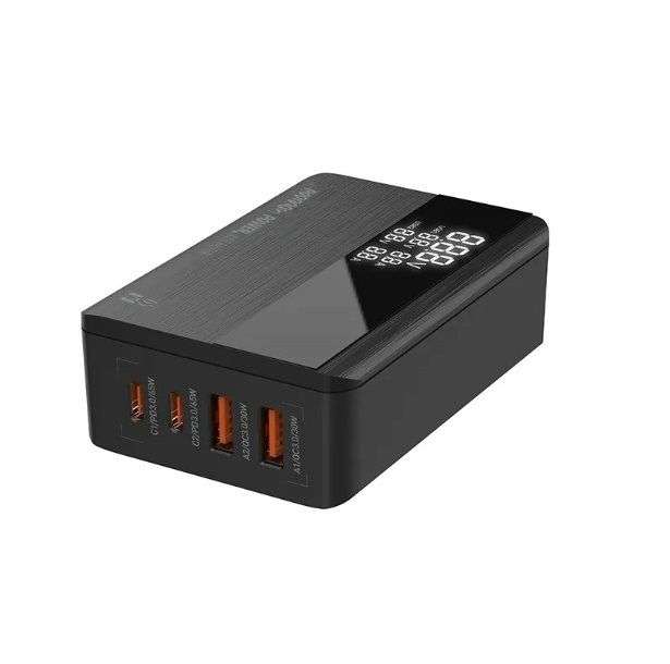 65W QC4 super fast charging desktop charger - black
