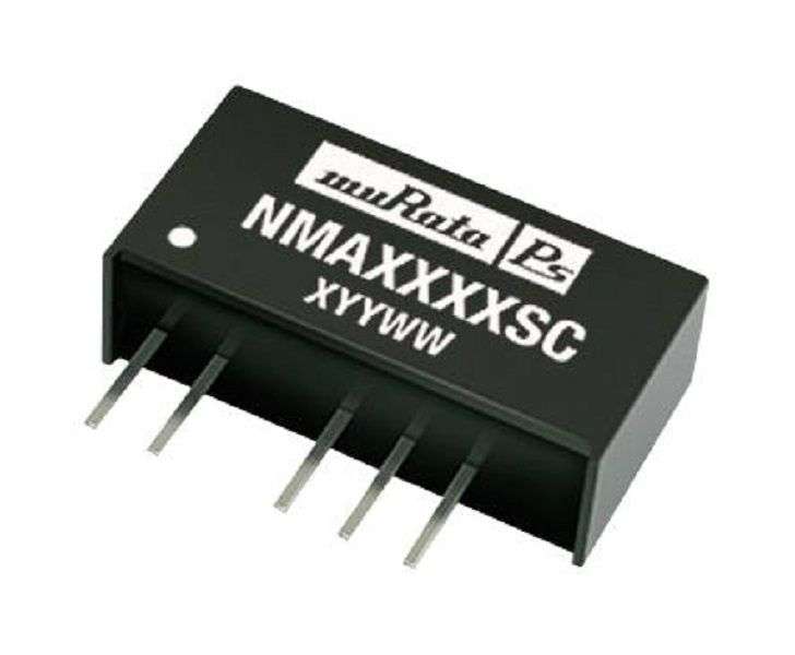 Murata (NMA0515SC) Isolated Through Hole DC/DC Converter 2 Output 15V, 33mA
