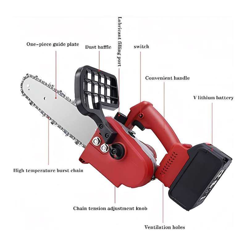 Cordless Electric Chainsaw 2 x 25V 15000mah Battery