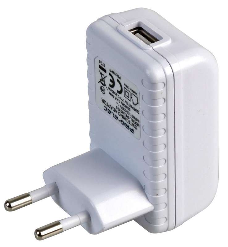 Pro Elec (PEL00393) AC/DC Power Supply, ITE, 1 Output, 10.5 W, 5 V, 2.1 A