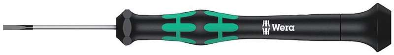 Wera (05118002001) Screwdriver Slotted, Kraftform Micro, 1.5mm Tip