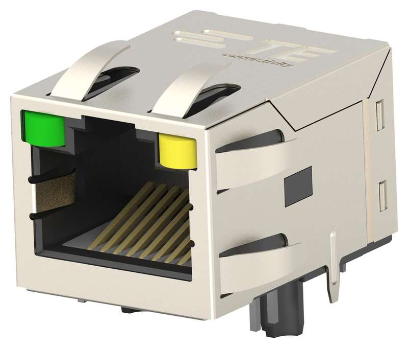 TE Connectivity (2337992-3) Modular Connector, RJ45 Jack, 1 x 1 (Port)